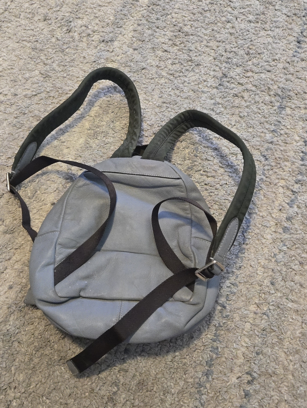 Coach Mini Charlie Backpack Signature Canvas Leather Grey Brown F58315 - Picture 8 of 14